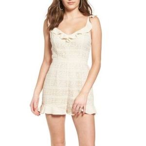 ASTR Trim Lace Romper